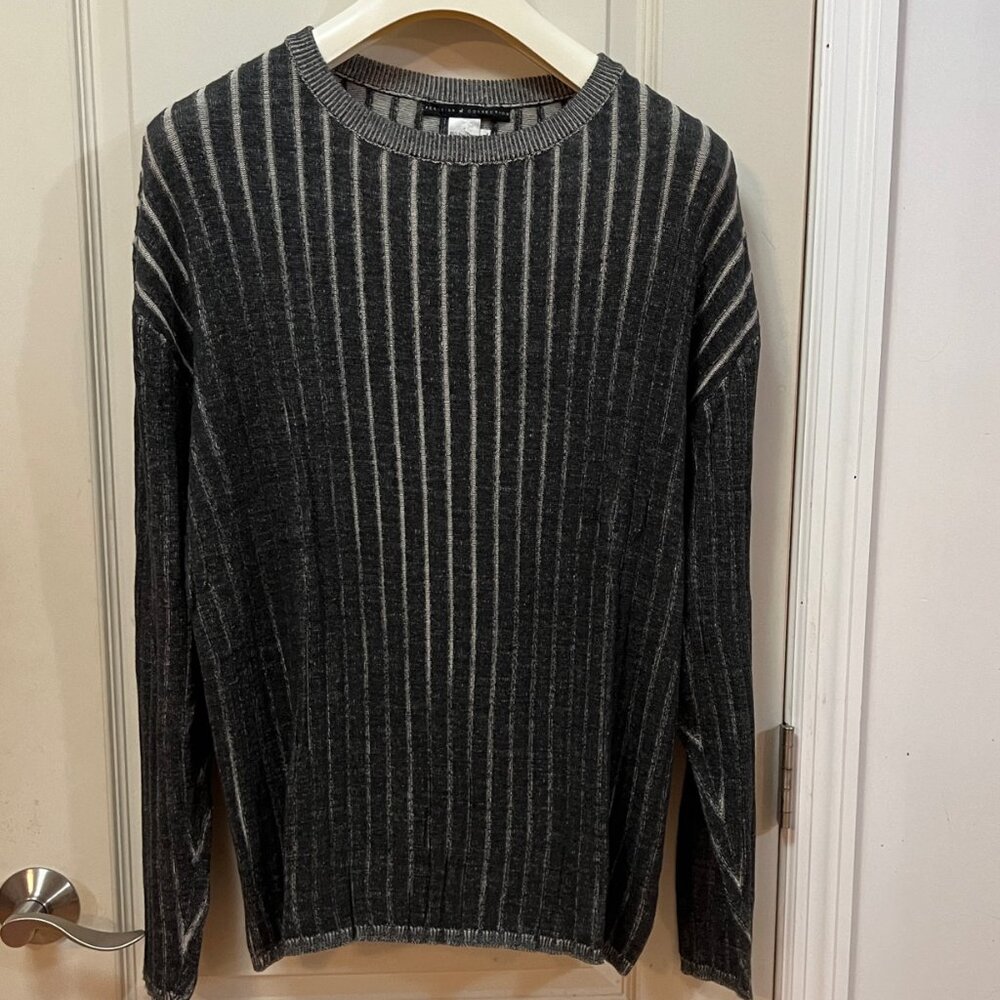 Peruvian Connection Men's Size XL 100% Pima Cotton L/S Crew Neck Sweater.